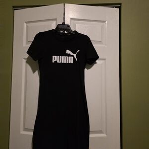 PUMA Women's Black T-Shirt Dress